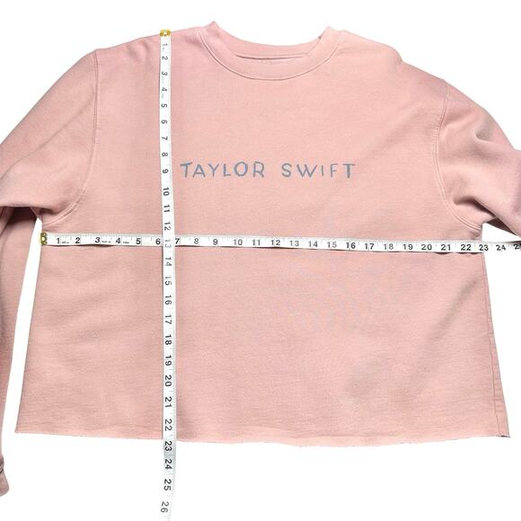 Taylor Swift | Women | 1989 Taylor’s Version Pink DIY Cropped Sweatshirt | 2XL - Picture 5 of 12